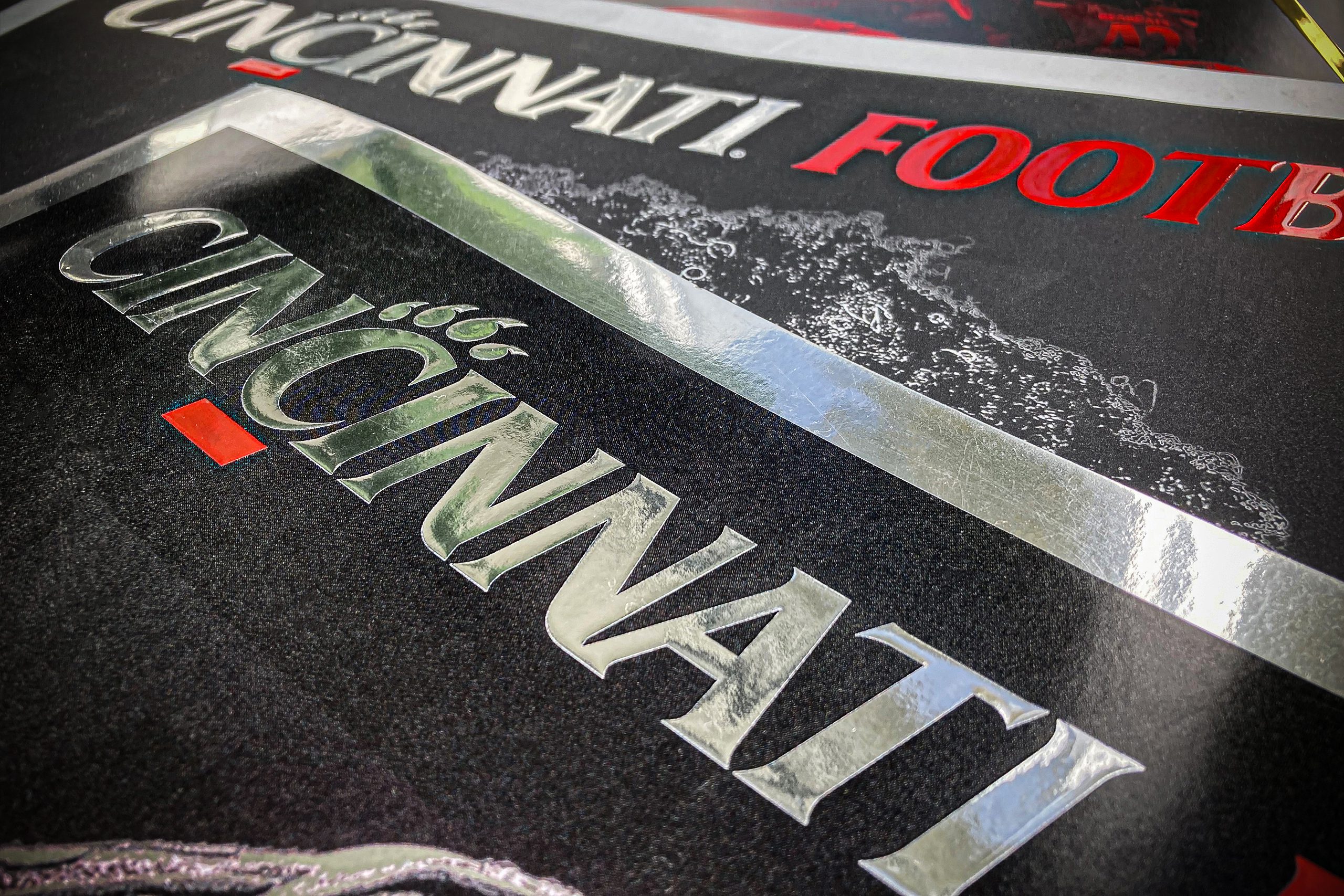University of Cincinnati Bearcat Football Poster Series - Graphic Village