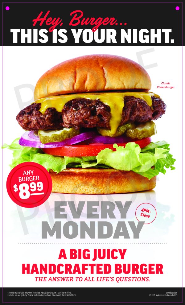 PROOF_J&A Foods_Burger Monday_Hanging_ Blade Sign_18x30