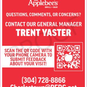 Potomac_Contact Our GM + Feedback QR Code_Cling_7.5x10 - Trent Yaster