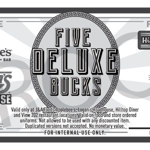 PROOF_JA FOODS_4 Brands_$5 Deluxe Bucks_5.5x2.5