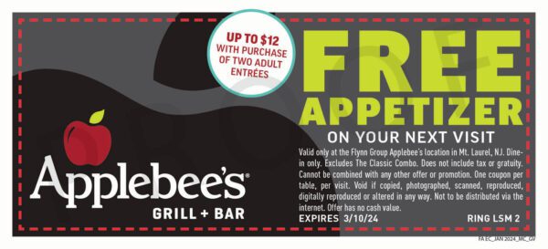 PROOF_FA EC_Mt Laurel_Free App With Two Entrees_Voucher_5.5x2.5_3-10-24