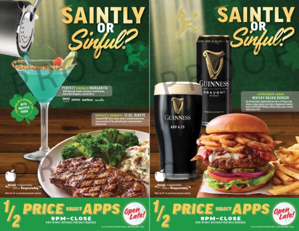 PROOF_FA_EC+IN+NCA+NE+SE+WA+WEST_2024_Perfect Emerald Marg + Ribeye_Guinness + Burger_Table Card_5.5x8.5