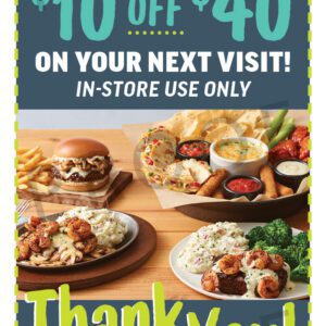$10 off $40 Thank You Voucher