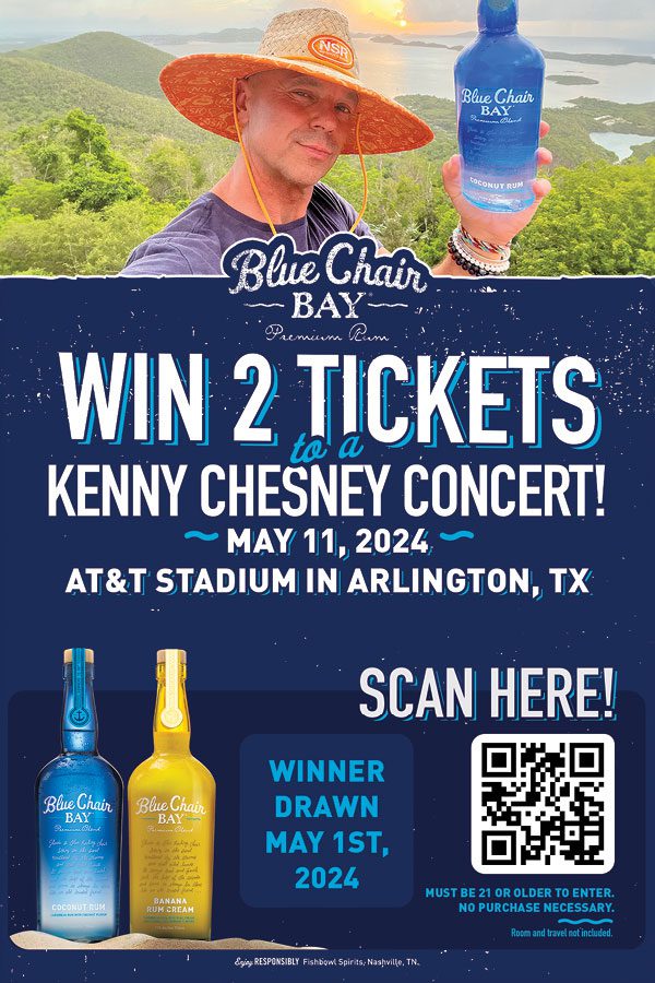 Kenny Chesney Table Tent