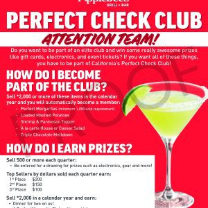 2024 Perfect Check Club Flyer