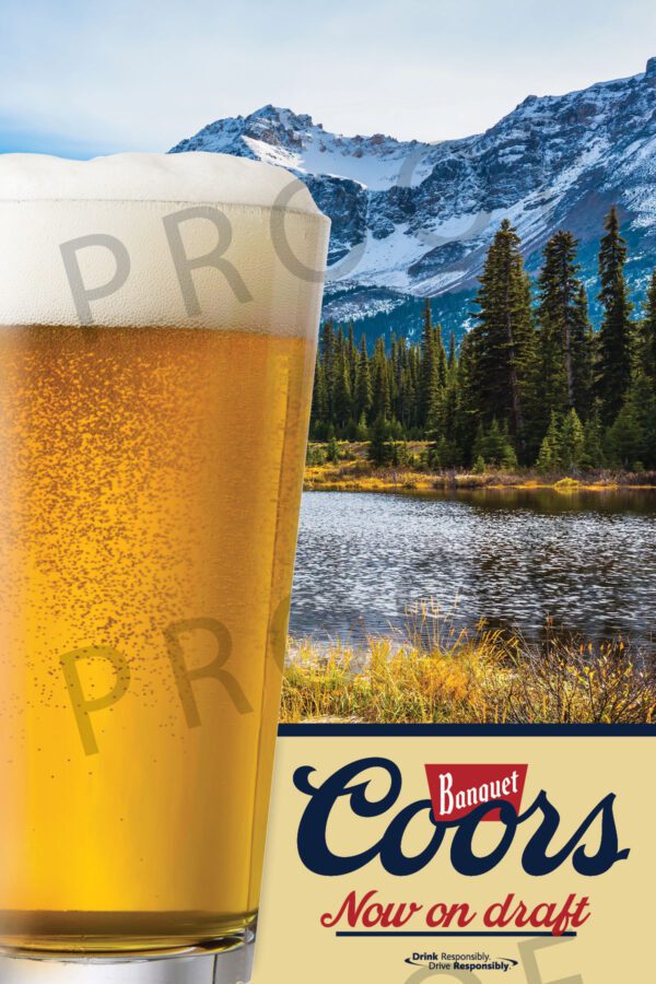 Coors Banquet Table Tent