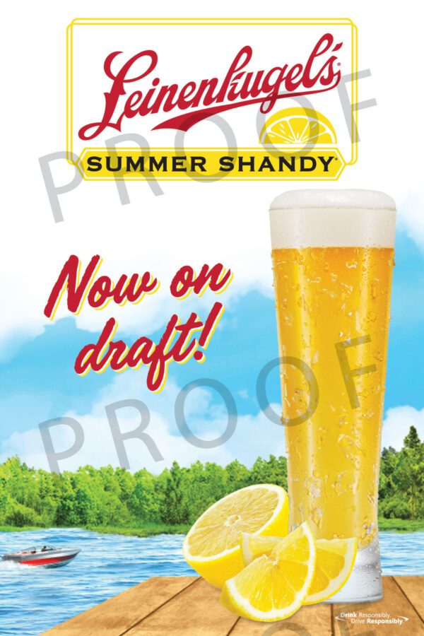 Summer Shandy Table Tent