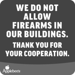 No Firearms - 7x7