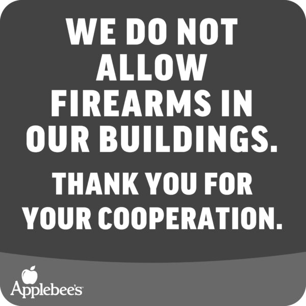 No Firearms - 7x7