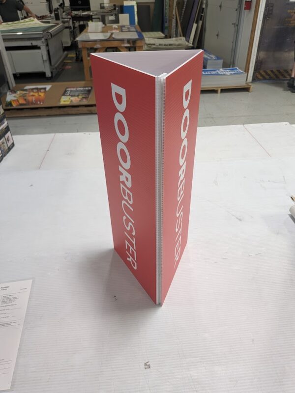 coroplast trifold sign